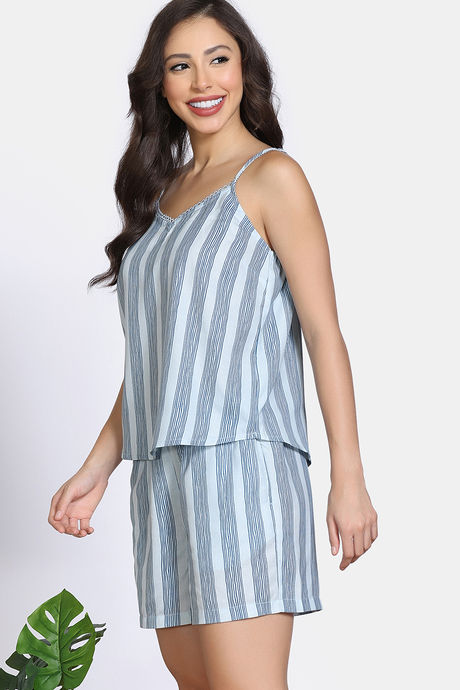 Zivame Woven Loungewear Short Set - Plein Air — image 4